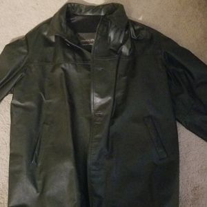 Authentic Argentine leather coat